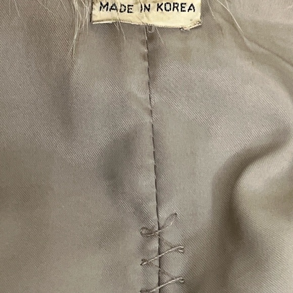 Saga Fox Women's Small Blue Fox Fur From Finland Coat With Slit Pockets - Picture 5 of 14